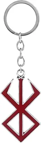 Berserk keychain red logo
