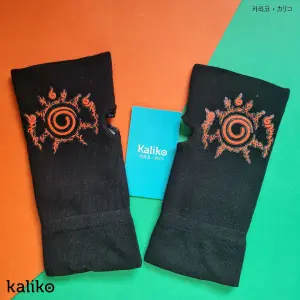 Anime Fingerless Gloves (Naruto seal)