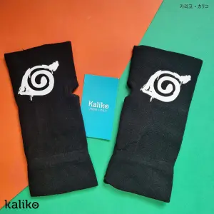 Anime Fingerless Gloves (Naruto leaf)