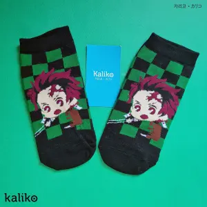 Demon slayer socks (Tanjiro)
