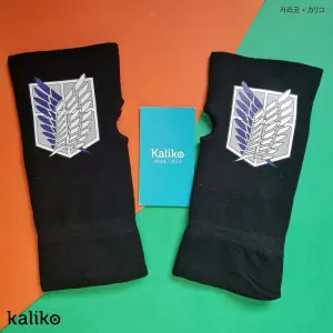 Anime Fingerless Gloves (attack on titan)
