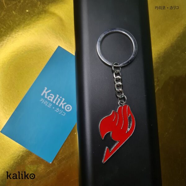 Fairy Tail Guild Emblem Keychains black/blue/red/pink - Image 5