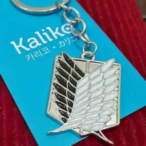 Wings of freedom keychain