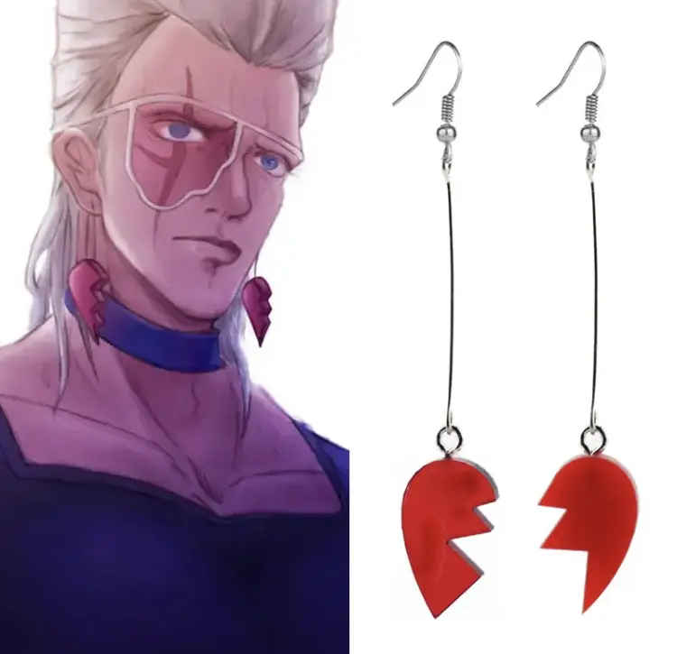 Polnareff Earrings  (Hook) Jojo
