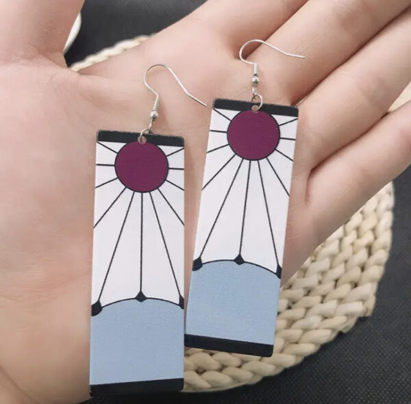 Tanjiro Earrings (Hook)